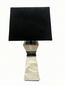 L-1221_ Fossilized Clam Table Lamp